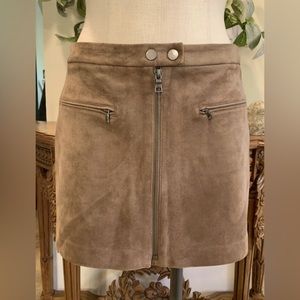 Suede Mini Skirt | BCBG Max Azria